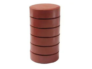 Fargeblokker junior brun Ø44 mm, 6 stk