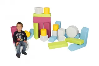 Skumklosser mini sorbet 23 stk