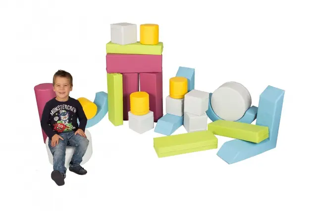 Skumklosser mini sorbet 23 stk 