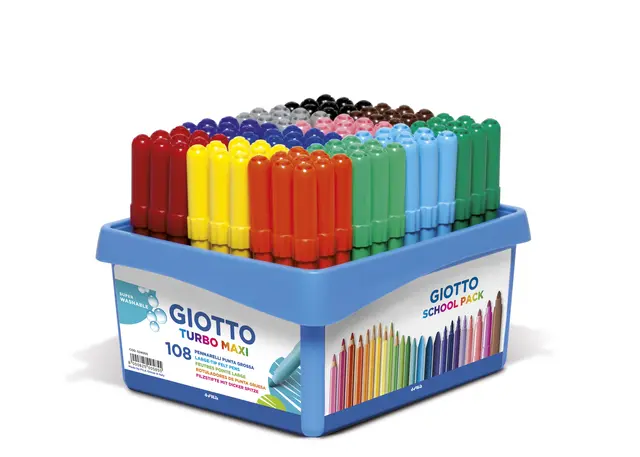 Giotto Turbo Maxi barnetusjer 108 stk 