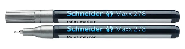 Schneider Maxx 278 dekorasjonspenn sølv 0,8 mm 