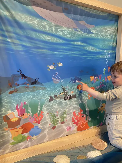 Barnehagekuben banner havet 