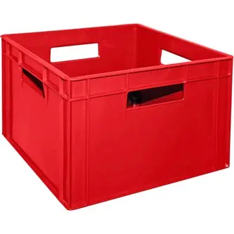 Lekekasse rød B36 x D36 x H24,5 cm 