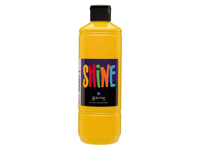 Shine akrylmaling solgul 500 ml 