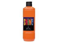 Shine akrylmaling oransje 500 ml