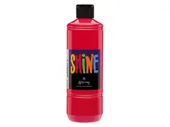 Shine akrylmaling rød 500 ml