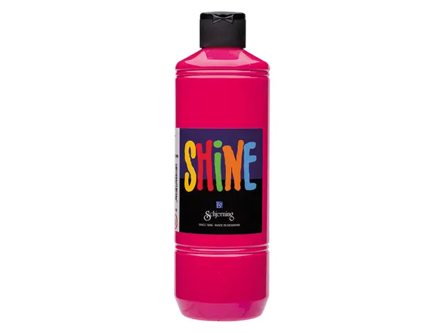 Shine akrylmaling blanderød 500 ml 
