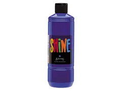 Shine akrylmaling blå 500 ml