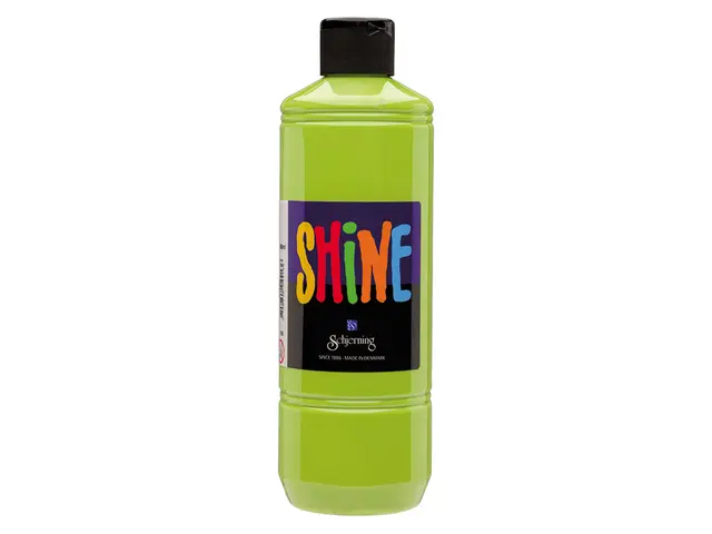 Shine akrylmaling lysgrønn 500 ml 