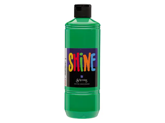 Shine akrylmaling grønn 500 ml 