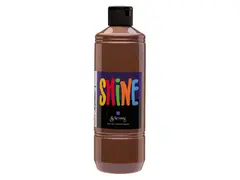 Shine akrylmaling brun 500 ml