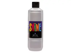 Shine akrylmaling sølv 500 ml