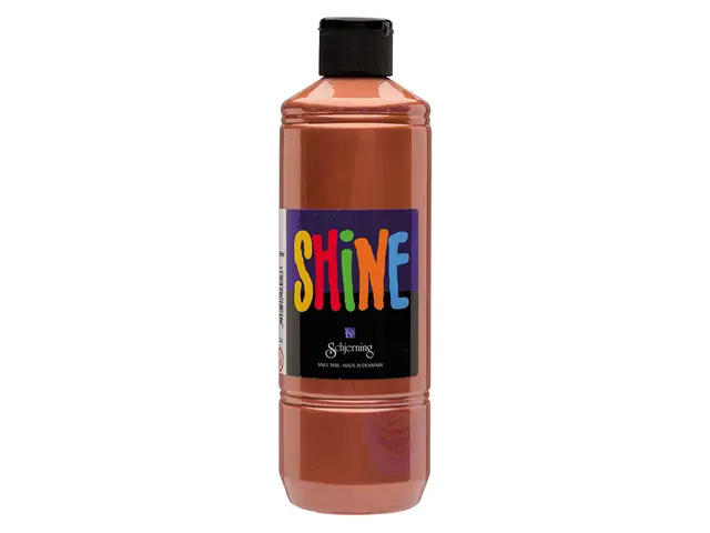 Shine akrylmaling metallic kobber 500 ml 