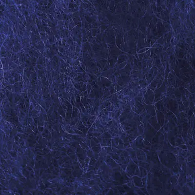 Kardet ull kongeblå 1 kg 