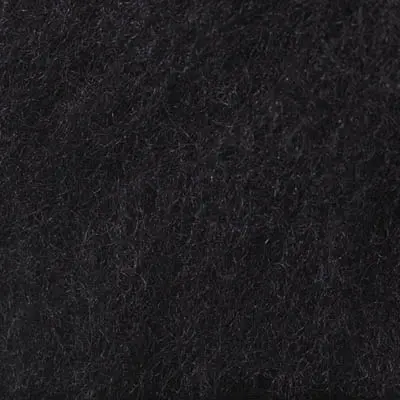 Kardet ull sort 1 kg 