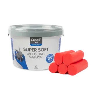 Creall Supersoft rød 1750 g
