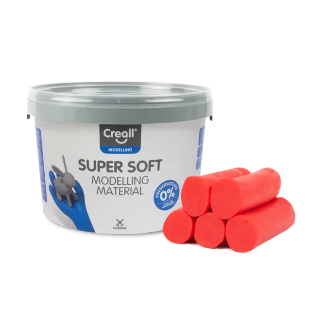Creall Supersoft rød 1750 g 