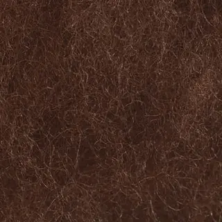 Kardet ull brun 1 kg