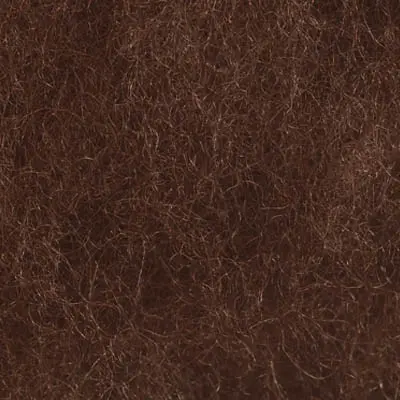 Kardet ull brun 1 kg 