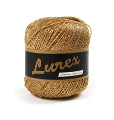 Glittergarn gull 25 g