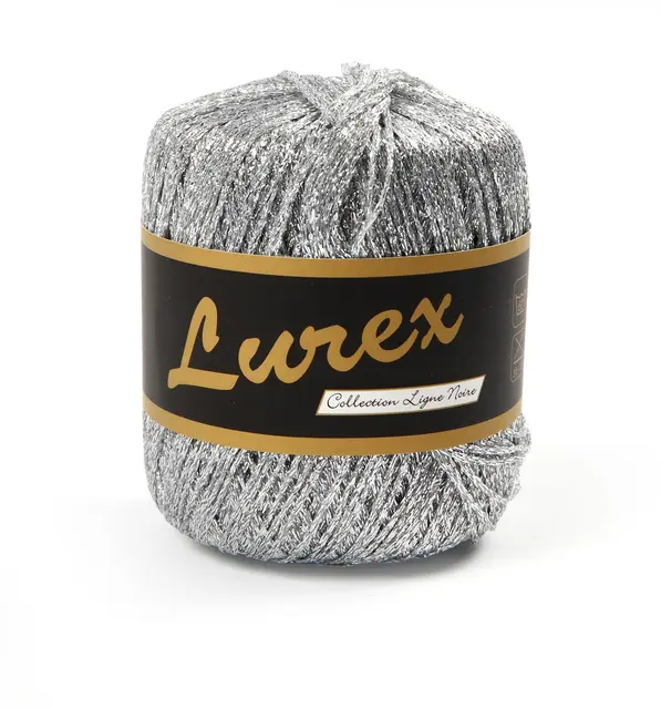 Glittergarn sølv 25 g 