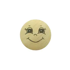 Knappeformer Jente 30 mm 5 stk
