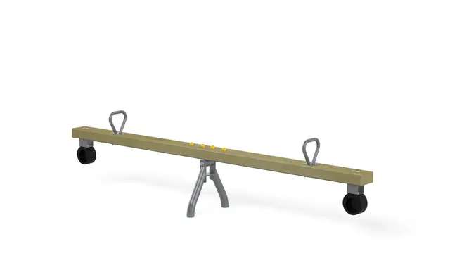 Vippe 2 seter uten fundament L300 x B48 x H71 cm, mørk grå 