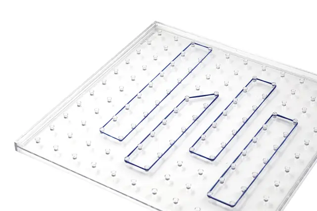 Geobrett med strikk L23 x B23 cm, 6 stk 