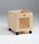 Lekekasse bjerk kryssfiner m/hjul L32 x D32 x H38 cm