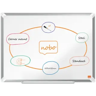 Whiteboardtavle Premium emaljert B60 x H45 cm