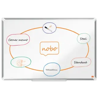 Whiteboardtavle Premium lakkert B90 x H60 cm