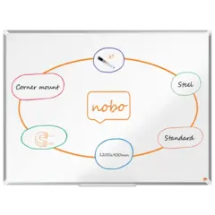 Whiteboardtavle Premium emaljert B120 x H90 cm