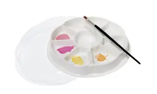 Blandepalett med lokk Ø20 cm