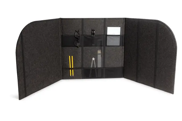 Lyddempende bordskjerm L50 x B50 x H50 cm 