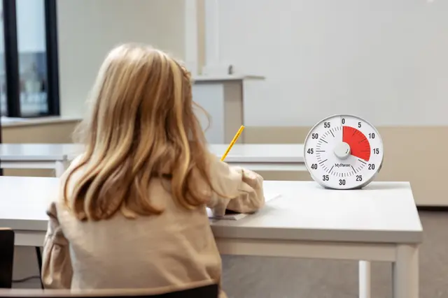 Konsentrasjonsklokke stor L19 x B19 cm 