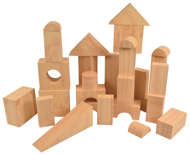 Woody myke byggeklosser 56 stk 