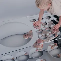 Speil 4 konvekse kupler L50 x B50 cm