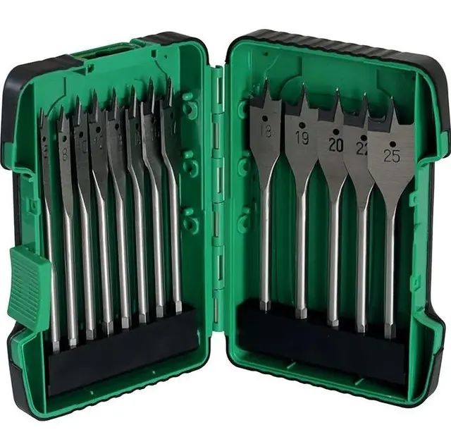 Senterborsett 1/4 13 deler, 6-25 mm 