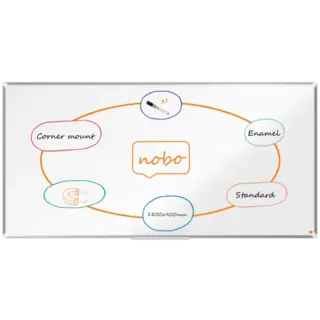 Whiteboardtavle Premium emaljert B180 x H90 cm