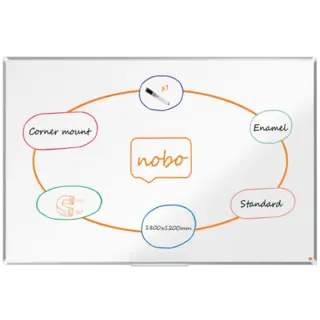 Whiteboardtavle Premium emaljert B180 x H120 cm