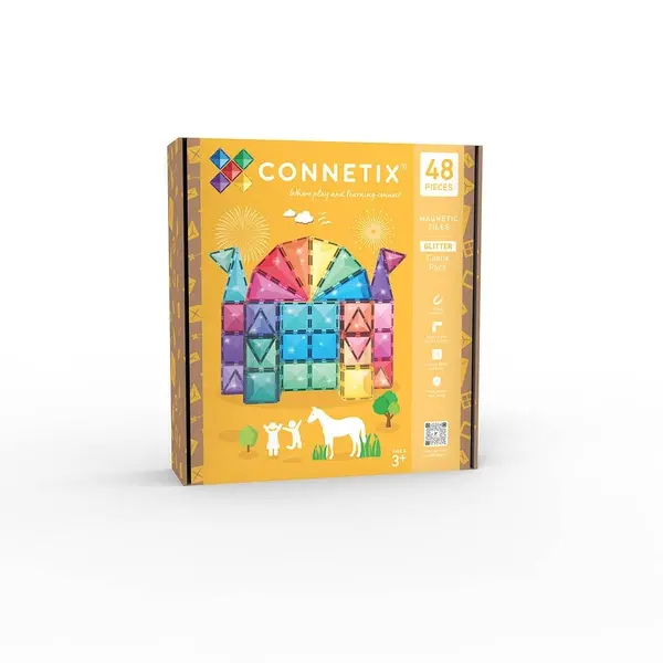 Connetix glitter sett 48 deler 