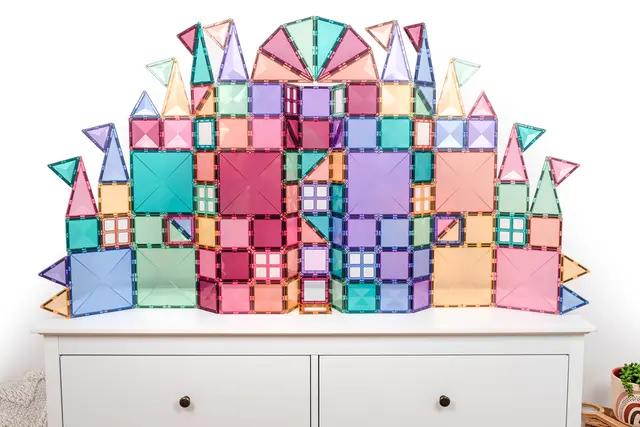 Connetix kreativt sett pastell 120 deler 