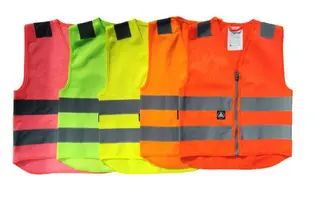 Refleksvest med glidelåslukking