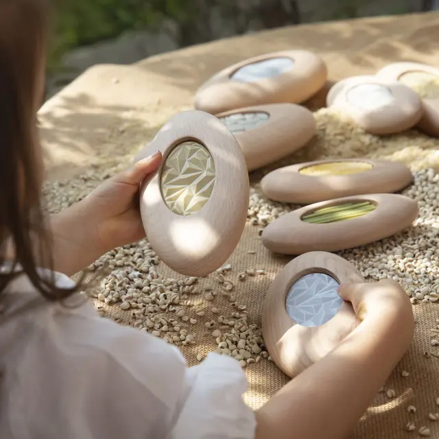 Taktile tresteiner 10 stk 