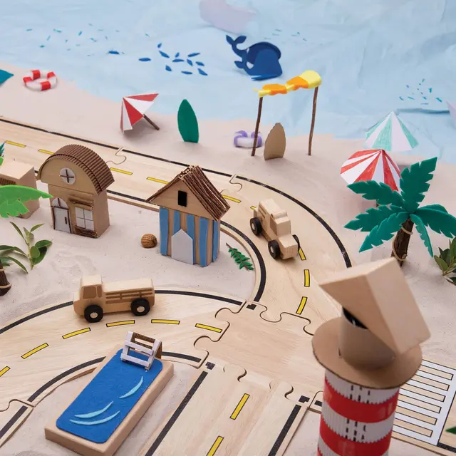 Veibane puslespill 42 deler 