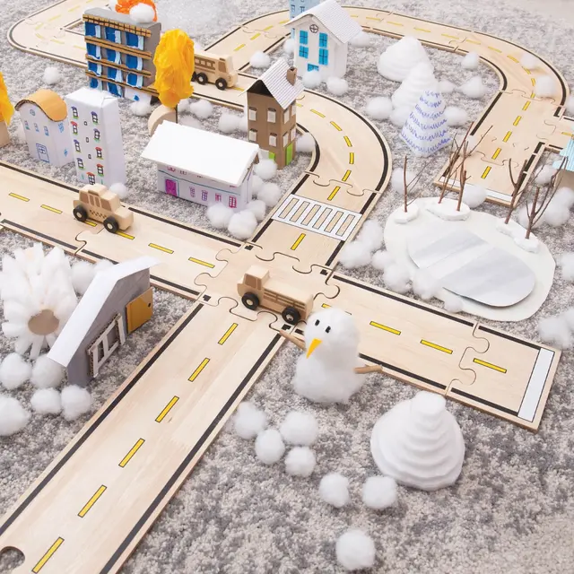 Veibane puslespill 42 deler 