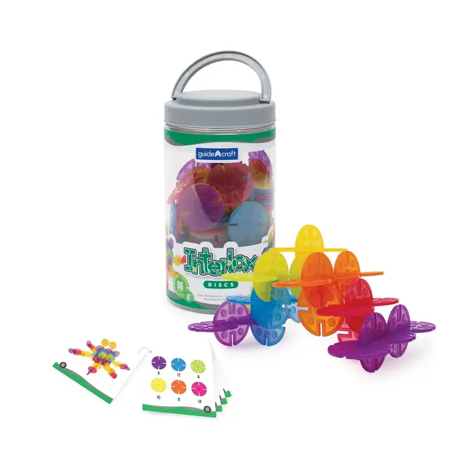 Interlox byggesett 96 deler 