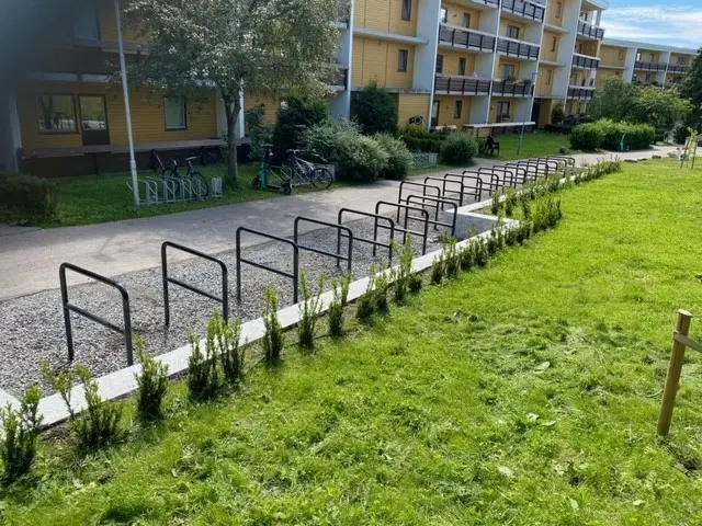 Sykkelstativ A-stativ for nedstøping B80 x H100 cm 