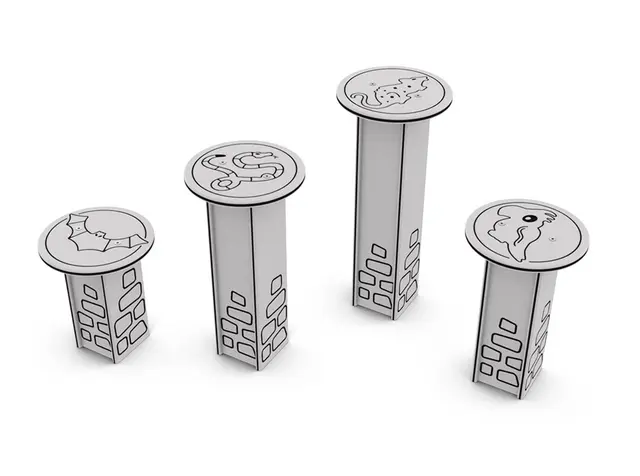 Ledon Castle Stepping stones Snake, 60 cm 