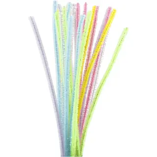 Piperensere pastellmix Ø6 mm, 24 stk